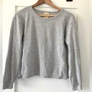 Youth Girls Sweater Light Gray